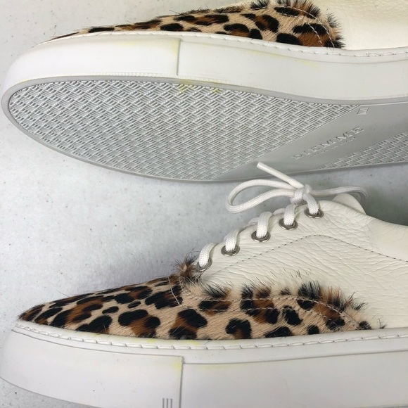 Diemme Men’s Iseo Leopard Haircalf Nappa Sneakers Size 10.5 - Picture 8 of 15